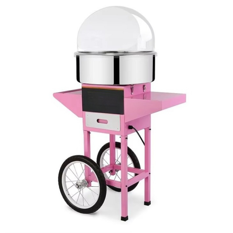 Commercial Cotton Candy Cart - カートブラケット付きの新しい綿菓子機（業務用）