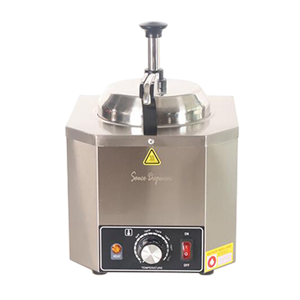Commercial Nacho Cheese Warmer Dispenser - 業務用電気ホットファッジウォーマー チーズソースウォーマー ポンプディスペンサー ステンレス製ナチョチーズウォーマー