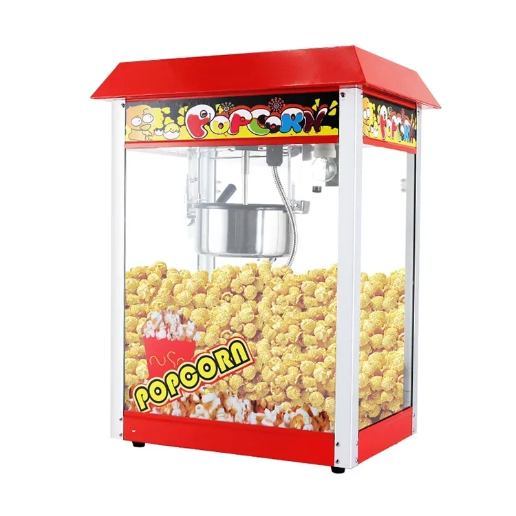 Commercial Popcorn Machine 8Oz Kettle - 業務用電気式ポップコーンメーカー 8オンス ケトル カスタマイズ可能 ビジネス用ポップコーンマシン