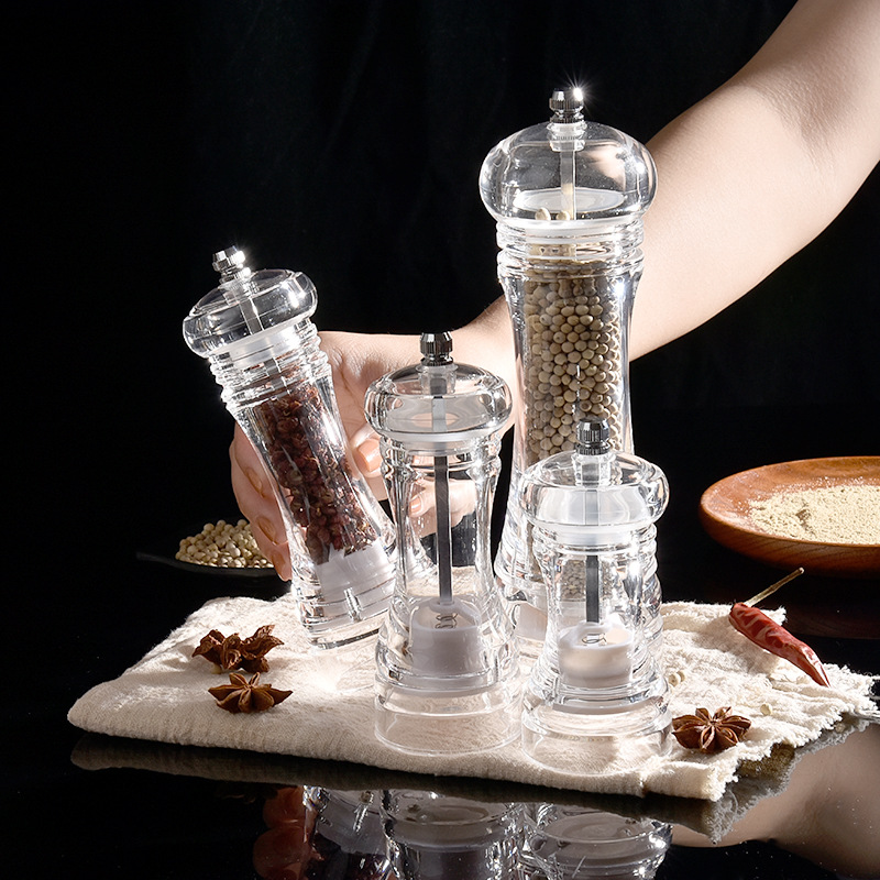 ペッパーグラインダー - アクリル製の塩コショウ入れ。セラミ - Popcorn Seasoning Salt Butter のレビューと価格