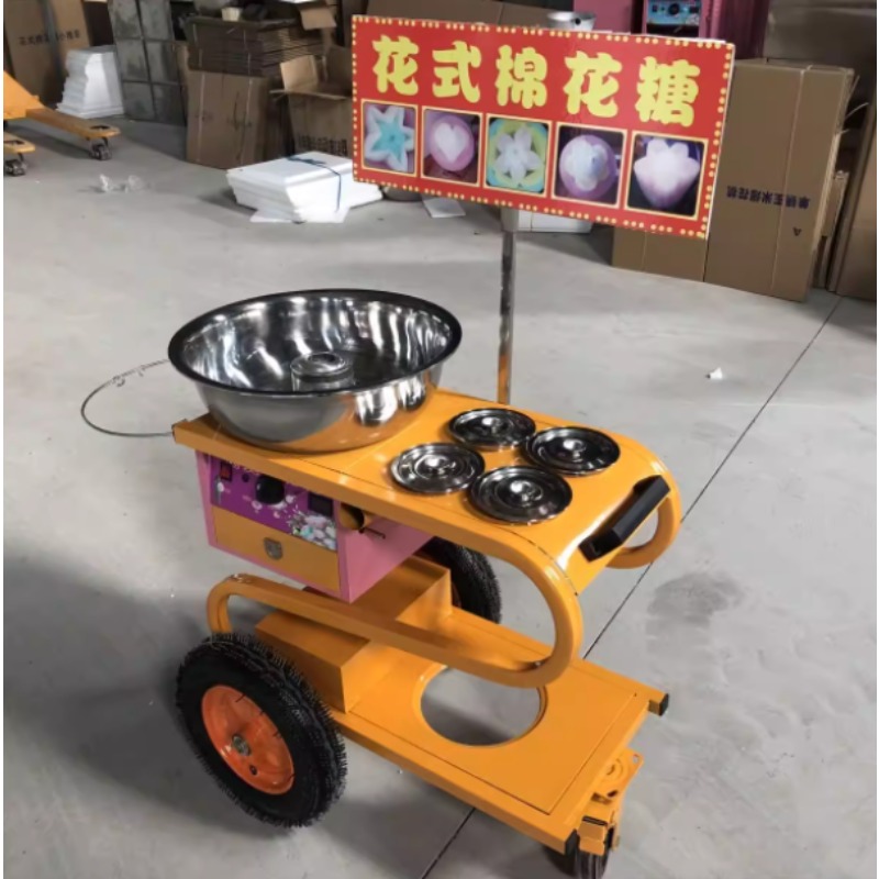 工場直販 2026 ステンレス製 綿菓子販売カート 商用モバ - Commercial Cotton Candy Cart のレビューと価格
