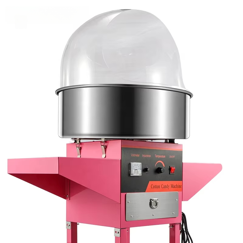 プロのポータブルステンレス鋼綿菓子製造機カート付き新しい商業 - Commercial Cotton Candy Cart のレビューと価格