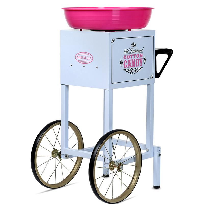 綿菓子機ハイパワー商業ファンシー電気移動ストールカートカラー - Commercial Cotton Candy Cart のレビューと価格