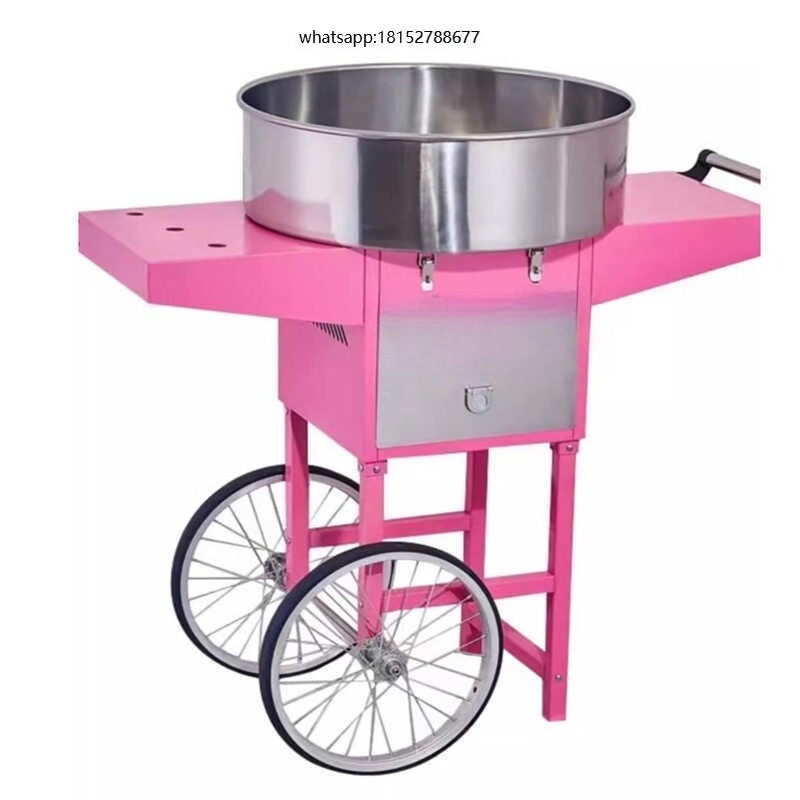 商業用綿菓子製造機（カート付き）ステンレス製綿菓子メーカー  - Commercial Cotton Candy Cart のレビューと価格