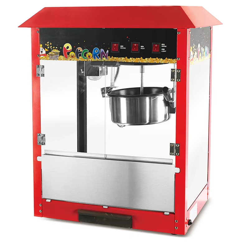 赤い屋根の商業用電気ポップコーン製造機、カスタマイズされたポ - Commercial Popcorn Machine 8Oz Kettle のレビューと価格