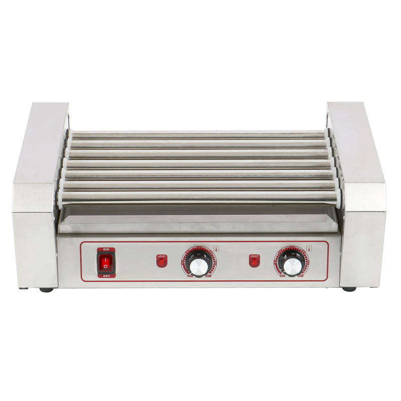 業務用11スティックステンレス製ホットドッグマシン、バンズウ - Hot Dog Roller Grill Commercial のレビューと価格