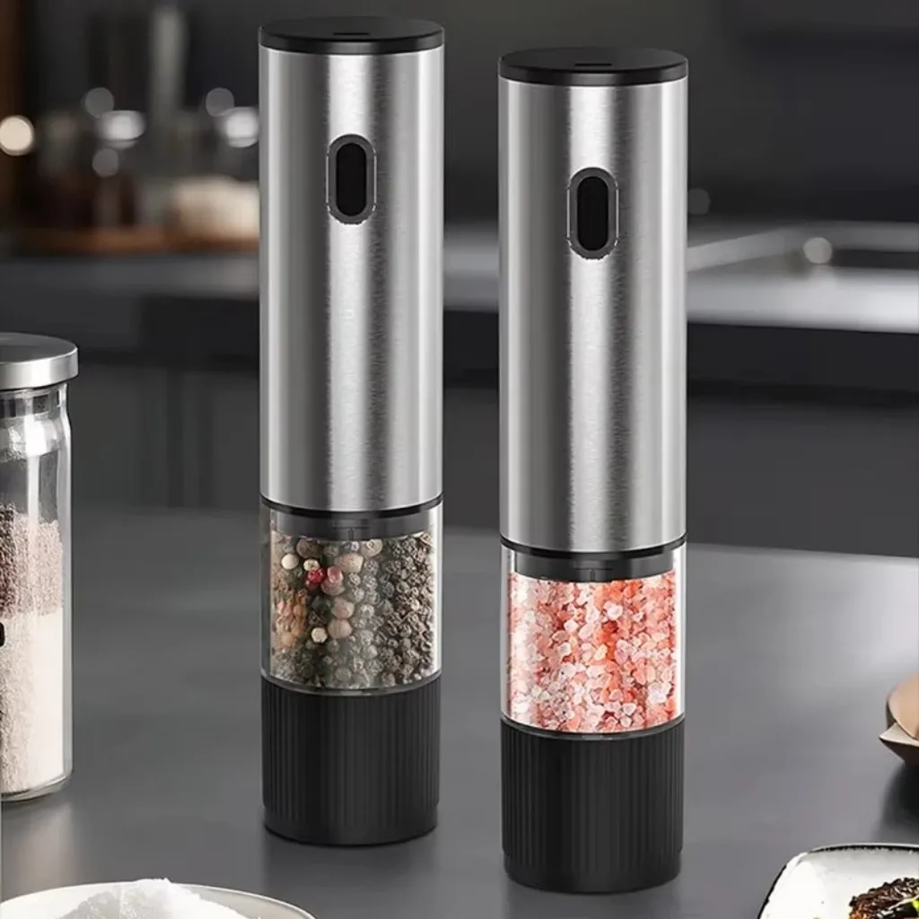 電動ミル（塩・胡椒用）1個/2個セット。自動充電式で、粗さを - Popcorn Seasoning Salt Butter のレビューと価格