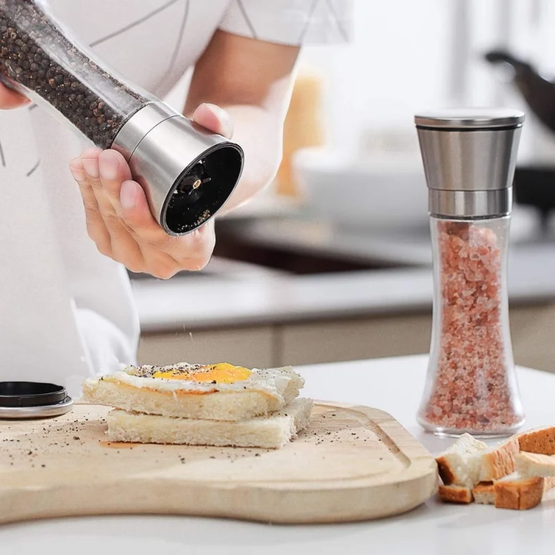 180/200 ミリリットルペッパーグラインダーステンレス鋼 - Popcorn Seasoning Salt Butter のレビューと価格