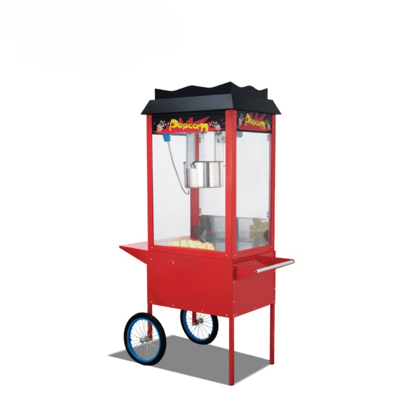 業務用ポップコーンマシン、8オンスケトル、カート付き、ステン - Commercial Popcorn Machine 8Oz Kettle のレビューと価格