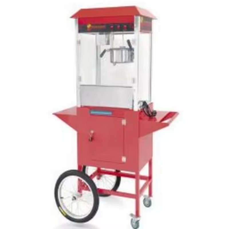 業務用ポップコーンマシン、8オンスケトル、カート付き、ステン - Commercial Popcorn Machine 8Oz Kettle のレビューと価格