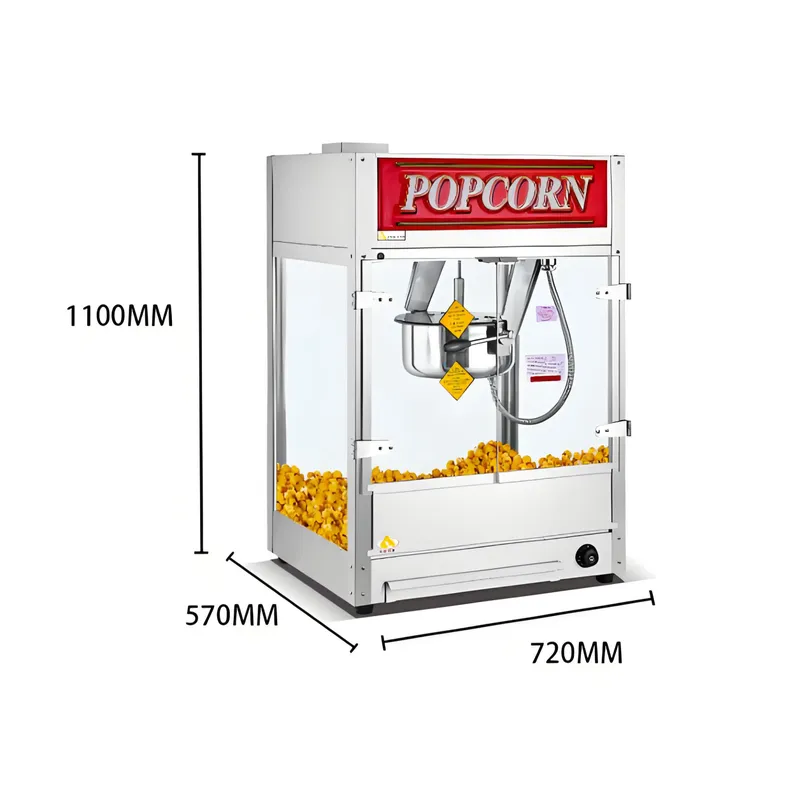 大型自動ポップコーン製造機。16オンスのステンレス製で、電気 - Commercial Popcorn Maker 16Oz のレビューと価格