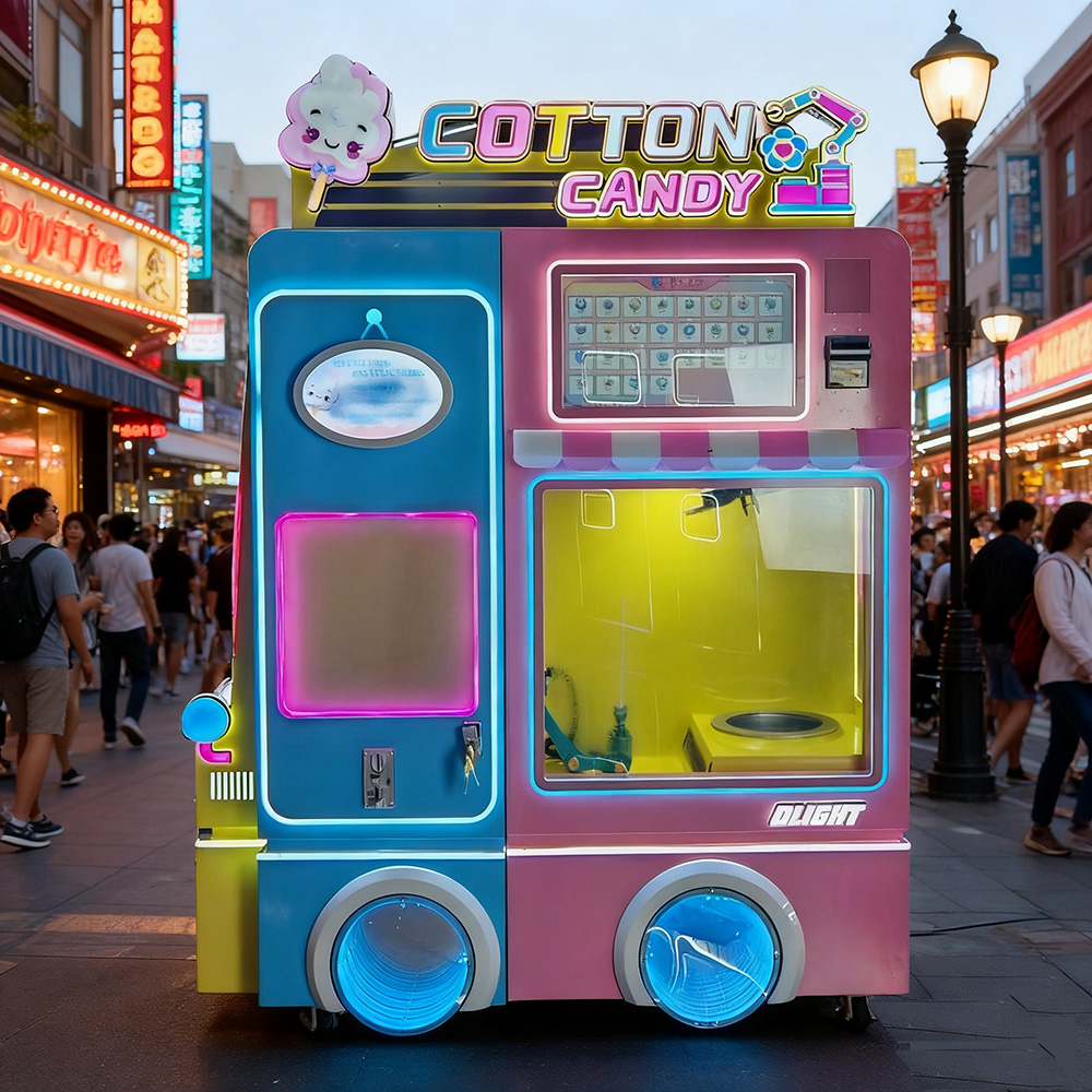 自動商業用マシュマロロボット綿菓子製造機 - Commercial Cotton Candy Cart のレビューと価格