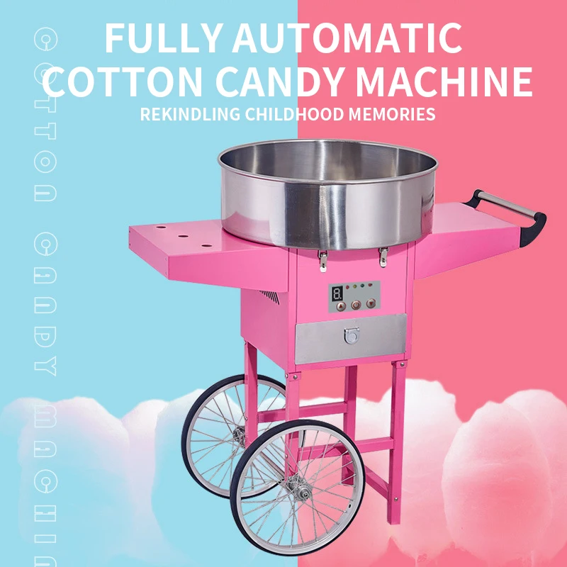 カート機能付き縦型業務用電動綿菓子製造機 全自動綿菓子製造機 - Commercial Cotton Candy Cart のレビューと価格