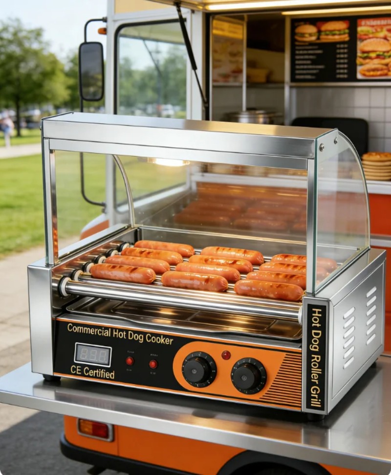業務用認定ホットドッグローラーグリル電気ホットドッグ調理器、 - Hot Dog Roller Grill Commercial のレビューと価格