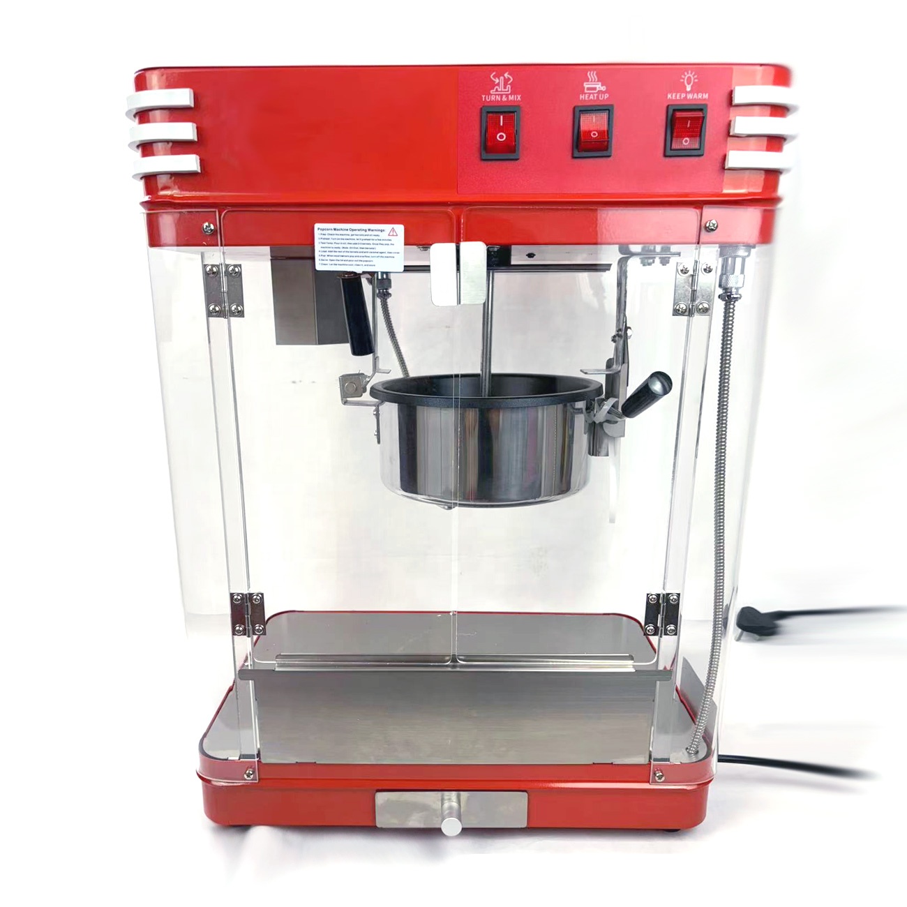 業務用ポップコーンマシン、8オンスのポップコーンケトル付き、 - Commercial Popcorn Machine 8Oz Kettle のレビューと価格