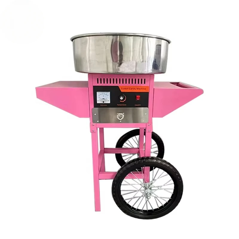 大型カート式綿菓子製造機（業務用自動綿菓子機） - Commercial Cotton Candy Cart のレビューと価格