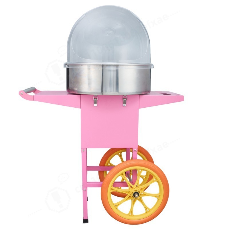 車輪付きの移動式綿菓子販売車。業務用綿菓子製造機。夜市での販 - Commercial Cotton Candy Cart のレビューと価格