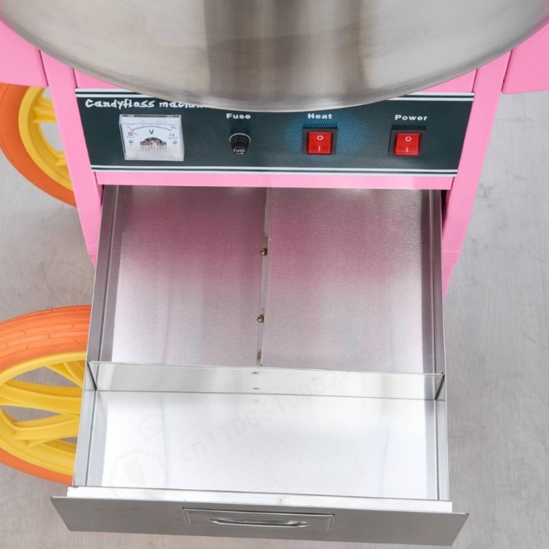 車輪付きの移動式綿菓子販売車。業務用綿菓子製造機。夜市での販 - Commercial Cotton Candy Cart のレビューと価格